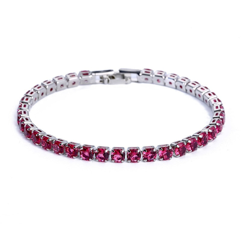 Cubic Zirconia Tennis Bracelets For Men/Women