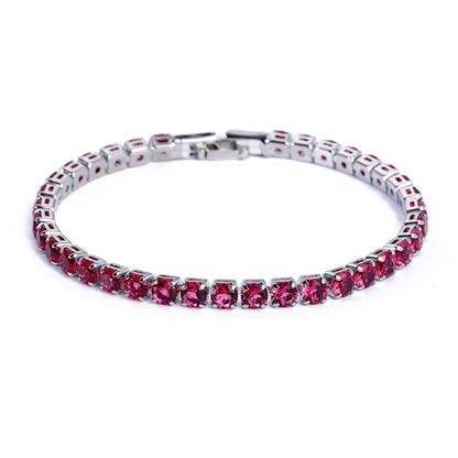 Cubic Zirconia Tennis Bracelets For Men/Women