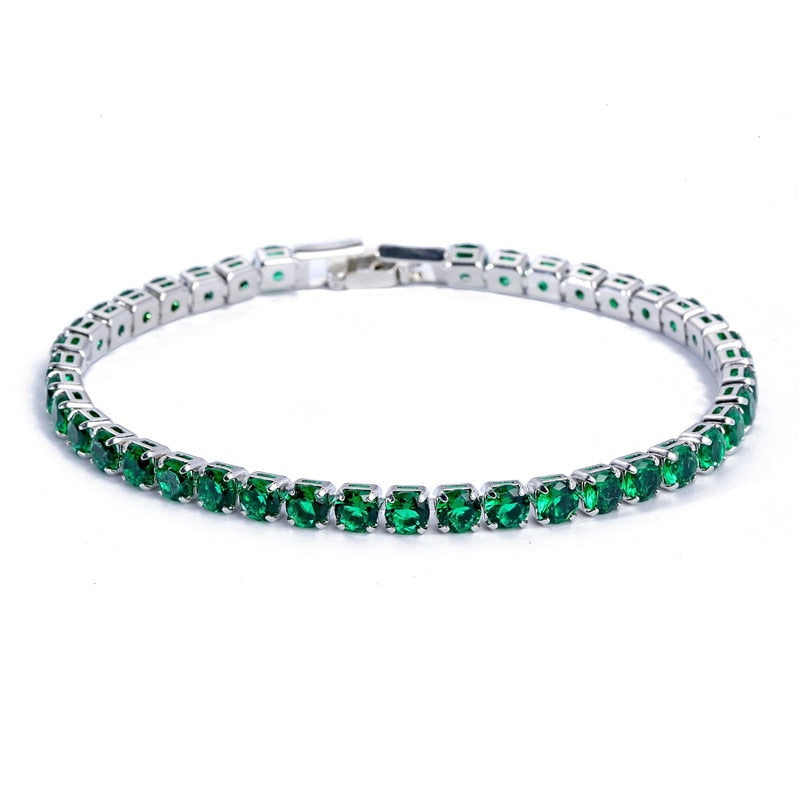 Cubic Zirconia Tennis Bracelets For Men/Women