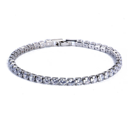 Cubic Zirconia Tennis Bracelets For Men/Women