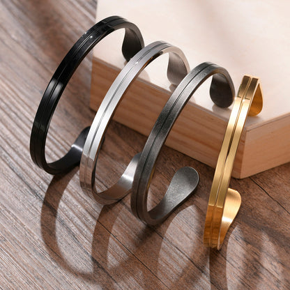 Cuff Bangle Bracelet For Men