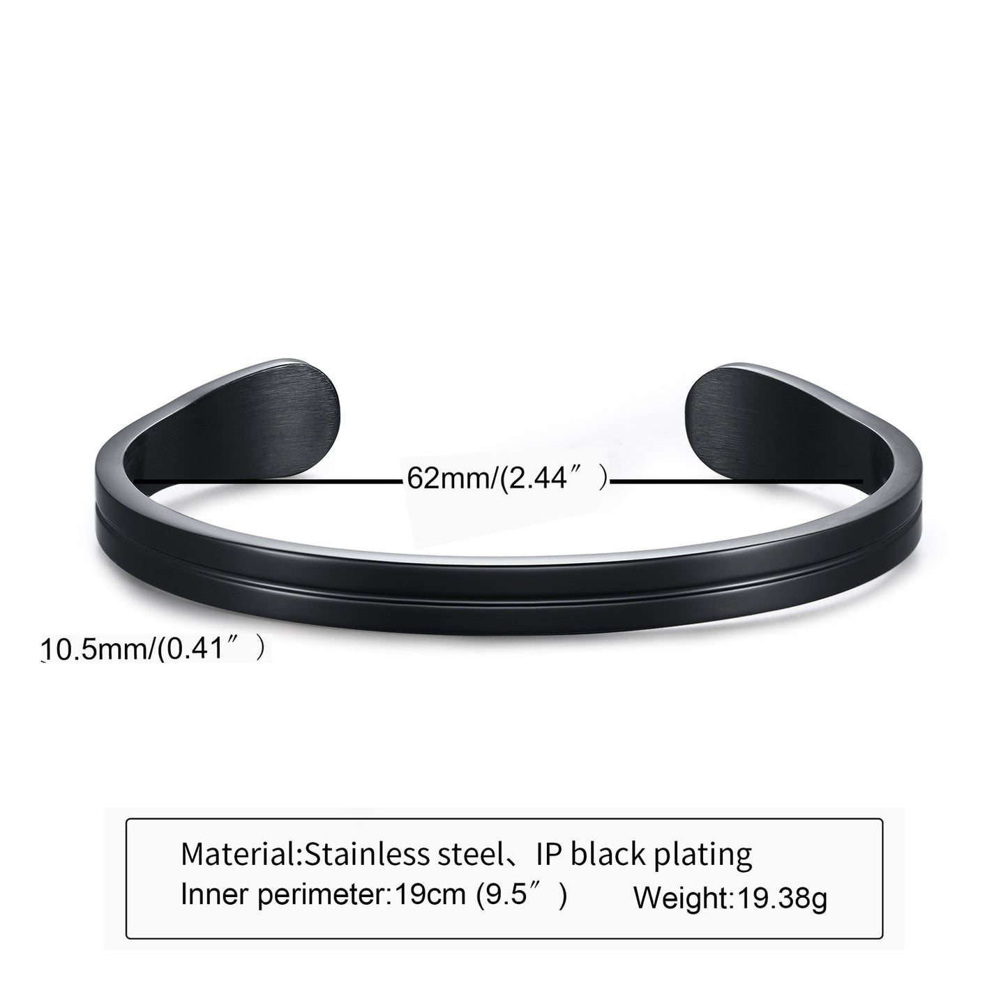 Cuff Bangle Bracelet For Men