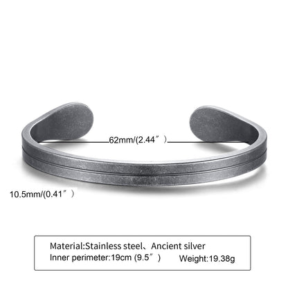 Cuff Bangle Bracelet For Men