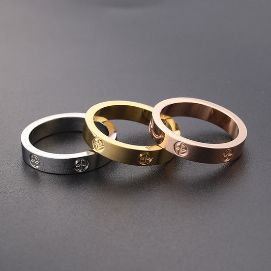 Trendy Zircon Ring For Men/Women