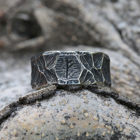 Viking Style Stainless Steel Ring For Men